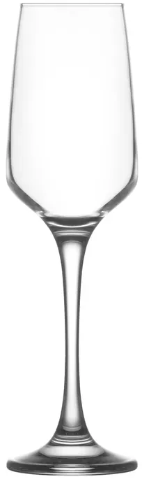 product of RAK Porcelain 770545Y Champagne Flute, 7.75 oz (1.97" Dia x 8.86" H), Glass, Soda Lime - 24/Case