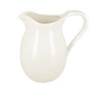product of RAK Porcelain ANJU100 - 33.8oz Creamer Pitcher, 7" Height, Porcelain Handle, Safe - 4/Case