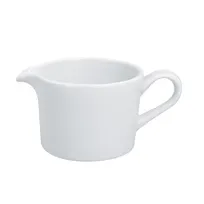 product of RAK Porcelain ASGB15 - 5 oz White Gravy Boat, Porcelain with Handle, Oven/Freezer Safe - 12/Case