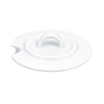 product of RAK Porcelain ASSU23LD - Sugar Bowl Lid, White Porcelain, Microwave/Freezer/Dishwasher Safe - 12/Case