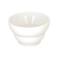 product of RAK Porcelain AUDWB44 - Aurea Duo Wave Bowl, 4" Dia, 14 oz, Porcelain, Microwave Safe - 6/Case
