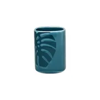 product of RAK Porcelain AZSKTH01TK Aztek Toothpick Holder, Turquoise Porcelain, Fridge Safe - 6/Case