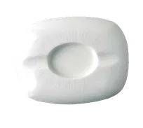 product of RAK Porcelain BACA01D1 - Cigar Ashtray, 8.25" x 6.25", Porcelain, Chip Resistant - 2/Case