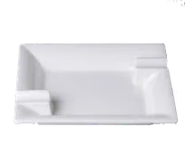 product of RAK Porcelain BACA02 - Cigar Ashtray, 8" x 6-3/4" Porcelain, Chip Resistant - 2/Case