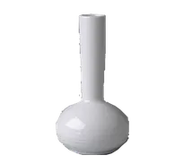 product of RAK Porcelain BAFV01D7 Rondo Vase, 6" Embossed Porcelain, Dishwasher Safe, Chip Resistant - 6/Case