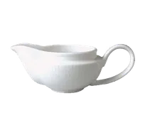 product of RAK Porcelain BAGB15D1 - Leon Gravy Boat, 6 oz Porcelain, Microwave Safe, Chip Resistant - 6/Case