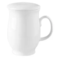 product of RAK Porcelain BALMG30 - Lotus Mug, 10 oz White Porcelain, Dishwasher Safe, Non‑Stackable - 6/Case