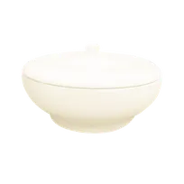 product of RAK Porcelain BUCD21 - 49oz 8" x 5.5" White Soup Tureen with Lid, Microwave Safe - Case