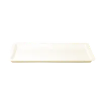 product of RAK Porcelain BUGN1.2F - 12"¾ x 10"7/16 x ¾" Half GN Rectangular Buffet Food Pan, White Porcelain- Case