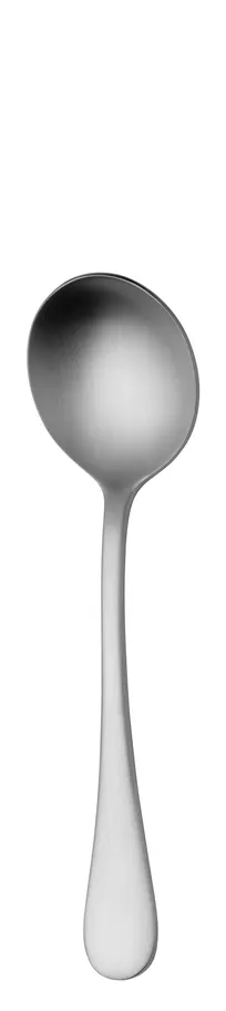product of RAK Porcelain C0KABOSS - SVS Satin Soup Spoon, 6.8" Length, 18/0 Stainless Steel, 12/Case
