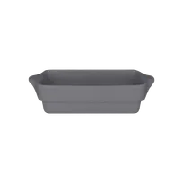 product of RAK Porcelain CFRT20GYBD - Tureen Baking Dish 7.875" x 4" Porcelain Gray Eared Oven Safe - 3/Case