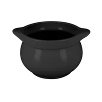 product of RAK Porcelain CFST10BKBD - Volcano Black 15.2 oz Soup Tureen, 4"1/6" Dia, 9-16 oz, No Lid - 1/Case