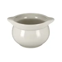product of RAK Porcelain CFST10WHBD - 15.2 oz (4¼") Eared Soup Tureen, White Porcelain, Dishwasher Safe - 1/Case