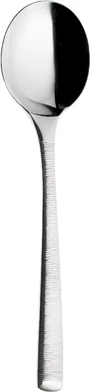 product of RAK Porcelain CHESOS - Sola Hermitage Soup Spoon, 7" Length, 18/10 Stainless Steel - 12/Case