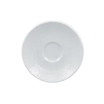 product of RAK Porcelain CHPCLSA13 Charm Saucer, 5.1" Round White Porcelain, Oven/Microwave Safe - 12/Case