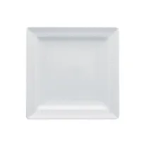 product of RAK Porcelain CHPCLSP17 Square Plate, 6.7" (6-7/10") White Porcelain, Flat Edge - 12/Case