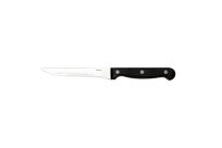 product of RAK Porcelain CHSTKPOMP - Steak Knife, 8.75" Blade, 18/10 Steel, Black POM Handle - 1/Case