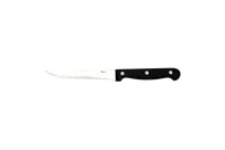 product of RAK Porcelain CHSTKPOMS Steak Knife - 8.75" SVS, 18/10 Blade, Black Satin POM Handle, 8-9" - 1/Case