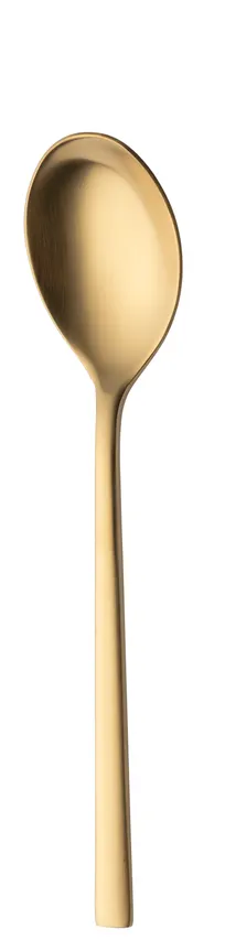 product of RAK Porcelain CMXTASGS Dinner Spoon – 8.1" Gold Satin Finish, Stainless Steel Table Spoon - 12/Case