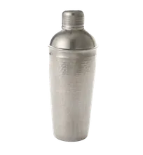 product of RAK Porcelain CS6152VH - Hammered 25oz 3‑Piece Cocktail Shaker, 3.54" D x 9.44" H, Finish - Case