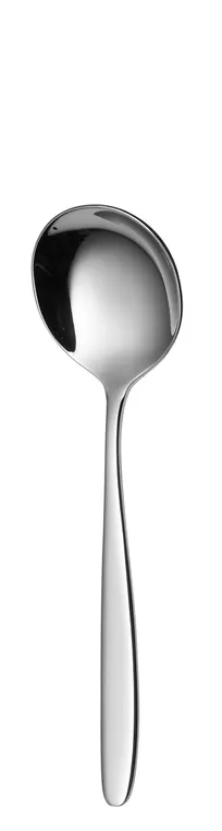 product of RAK Porcelain CTUSOS Tulip Soup Spoon, 7.13" 18/10 Stainless Steel, Polished - 12/Case