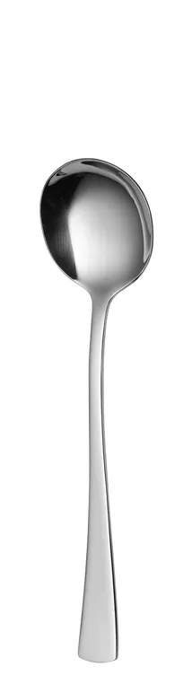 product of RAK Porcelain CVASOS - Soup Spoon, 7.4" Length, 18/10 Stainless Steel, Polished - 12/Case