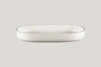 product of RAK Porcelain EAOD33 - Oval White Bowl, 9" (23 cm) 65.95 oz, Freezer/Oven/Microwave/Dishwasher Safe - 2/Case