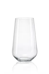 product of RAK Porcelain EDGTMB14 - Demure 14.9oz Round Glass, 3.4" D x 5.5" H, Tempered, 24/Case