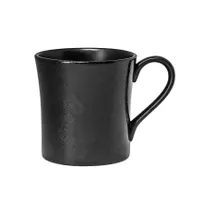 product of RAK Porcelain EDMU30 Mug, 10-1/8 oz 3-4/5" Dia x 2-7/8" H, Black Porcelain, Microwave Safe - 12/Case