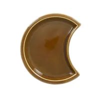 product of RAK Porcelain GNARFL14CA - Rectangular Porcelain Lid,5.7" L x 4.9" W, Caramel Dishwasher Safe - 12/Case