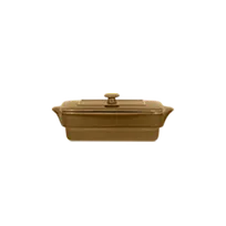 product of RAK Porcelain GNCFRT20CA - Chef's Classics Soup Tureen, 22-5/8 oz Caramel Porcelain with Lid - 1/Case