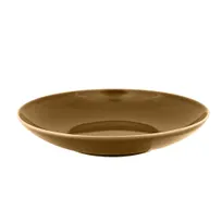 product of RAK Porcelain GNNNBD07CA Glossy Butter Dish, 3 Oz, 2-3/4" Dia Round Caramel Porcelain, Safe - 12/Case