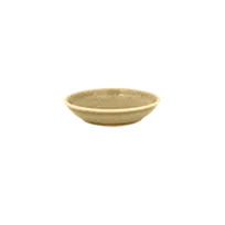 product of RAK Porcelain GNNNBD07CB Butter Dish, 3 Oz, 2-3/4" Round Porcelain Creme Brulee - 12/Case