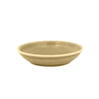 product of RAK Porcelain GNNNBD09CB Butter Dish, 4-3/8 oz, 3-9/16" Dia., Round Porcelain, Creme Finish - 12/Case
