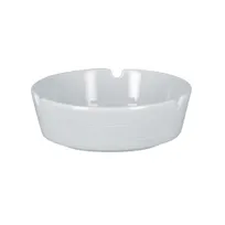 product of RAK Porcelain HMPASAT01 Helm Ashtray, 4" Diameter White Porcelain, Multi‑Appliance Safe - 12/Case