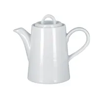 product of RAK Porcelain HMPASCP35 Coffee Pot, 11-7/8" (12 oz) White Porcelain Lid, Dishwasher Safe - 1/Case
