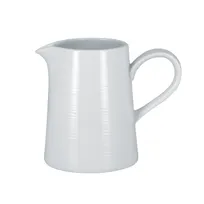 product of RAK Porcelain HMPASCR40 Creamer Pitcher, 13-9/16 oz, 3.9" Dia x 4.4" H, White with Handle - 6/Case