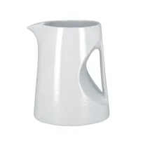 product of RAK Porcelain HMPASJG100 Creamer Pitcher, 33-4/5 oz 3 Qt, 5-15/16" Hgt, Porcelain Handle - 4/Case