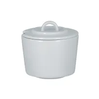 product of RAK Porcelain HMPASSU23 - 7.4 Oz Sugar Bowl, 3.3" Dia x 2.7" H, White Porcelain with Lid - 12/Case