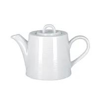 product of RAK Porcelain HMPASTP45 - Helm Teapot 15.2 oz 3.8" Dia, White Porcelain, Lid - 12/Case
