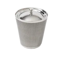 product of RAK Porcelain IB6116SE Ice Bucket – 7.08" L x 5.9" W x 8.27" H, 101.44 oz (2‑3 qt) Silver Metal,