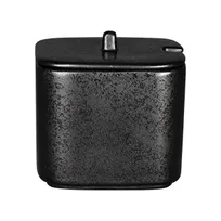 product of RAK Porcelain KRFTSU23 Sugar Bowl, 7.8 oz (3.15" x 3.15" Square) Karbon, No Lid - 12/Case