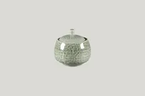 product of RAK Porcelain KSSU25SG - 8.45 oz Round Sugar Bowl with Lid, Porcelain Sage, 8 oz Capacity - 6/Case