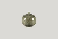 product of RAK Porcelain KSSU25ST - 8.45 oz Sugar Bowl with Lid, Porcelain, Steel Base, 8 oz Capacity - 6/Case