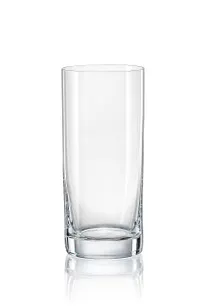 product of RAK Porcelain MODBEV10 - 10.1 oz Round Glass, 2.5" D x 5.7" H, Tempered Crystalline - 24/Case