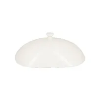 product of RAK Porcelain MSDP27LD Cloche Plate Cover, 6-7 1/2" W x 3-1/3" H, White Porcelain Finish - 1/Case