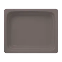 product of RAK Porcelain NFBU1.2CB - 1/2 Food Pan, 111.6 oz (12.8" x 10.4" x 2.6"), Brown, Microwave Safe - Case