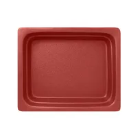 product of RAK Porcelain NFBU1.2DR Gastronorm Pan, 1/2 Size 111‑5/9 oz (12‑4/5"×10‑3/7"×2‑5/9"), Magma Red, Break‑Resistant, Lead‑Free, Oven/Microwave/Dishwasher Safe