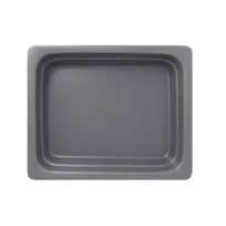 product of RAK Porcelain NFBU1.2GY Food Pan, 1/2 Size 111‑5/9 oz, Stone Gray China, Dishwasher Safe - 1/Case