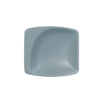 product of RAK Porcelain NFMZMS08PG Sauce Dish, 1.2 oz (3‑1/8" x 2‑15/16"), Pitaya Grey, Safe - 6/Case